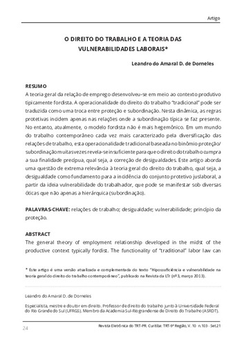 PDF) O efeito expansionista do direito do trabalho frente a revolução 4.0  no Brasil