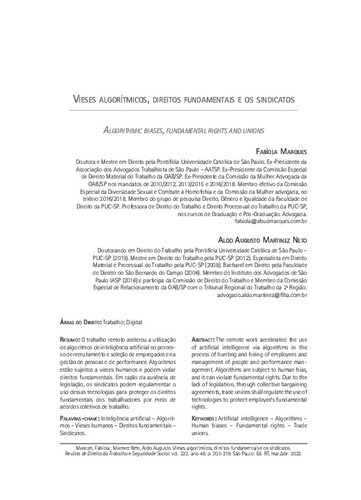 PDF) Inteligência artificial e direito processual: vieses