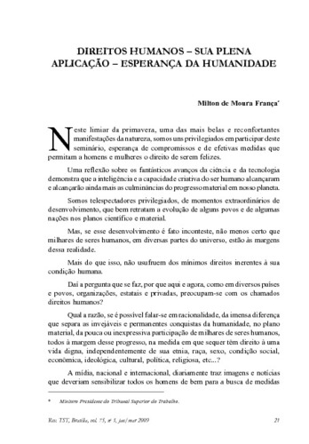 PDF) A Eficácia Nacional e Internacional dos Direitos Humanos