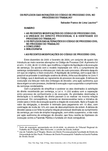 PDF) REFLEXOS DO NOVO CÓDIGO CIVIL NO DIREITO PROCESSUAL